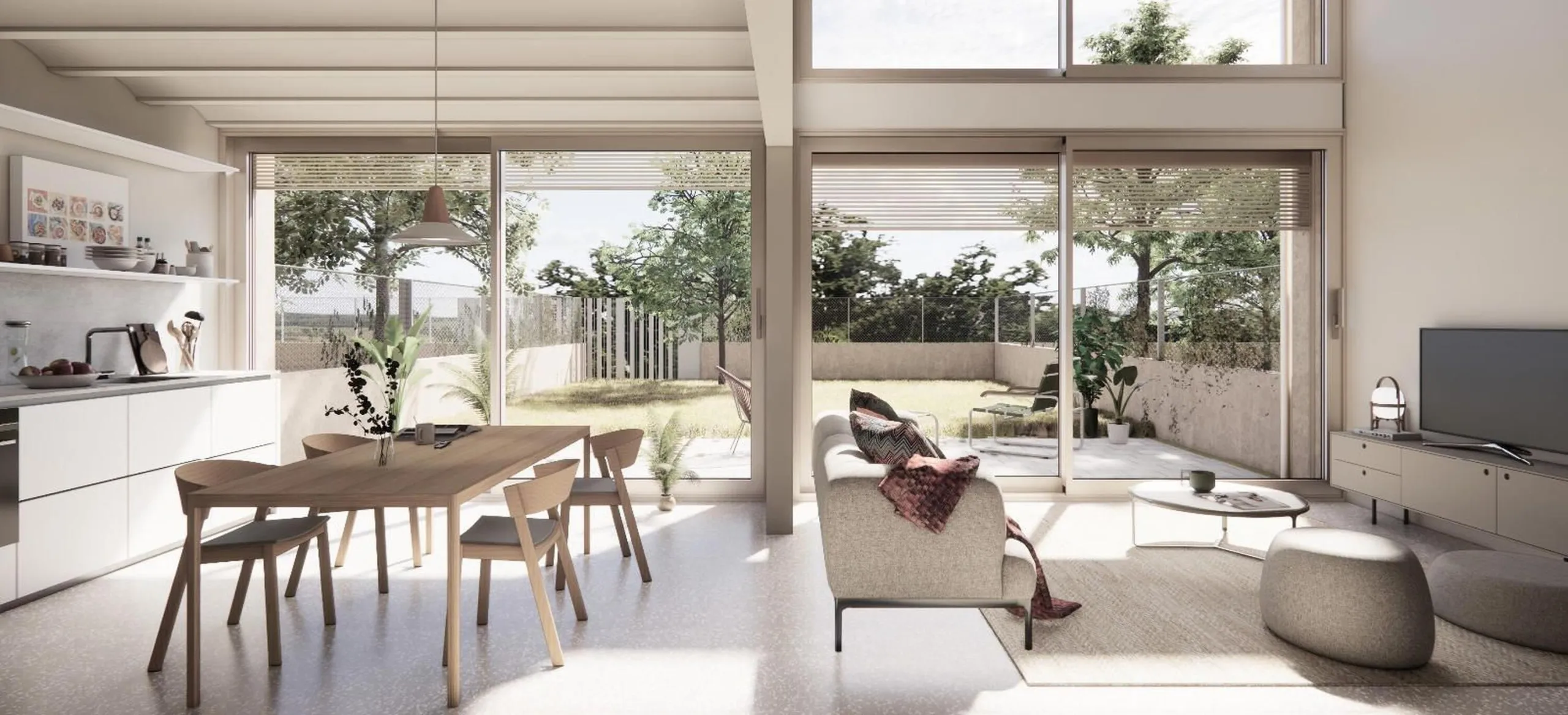 New development of 7 houses with garden and parking in Calonge, Costa Brava