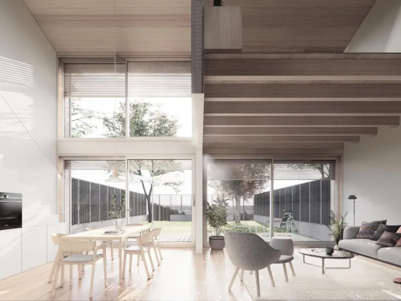 New development of 7 houses with garden and parking in Calonge, Costa Brava