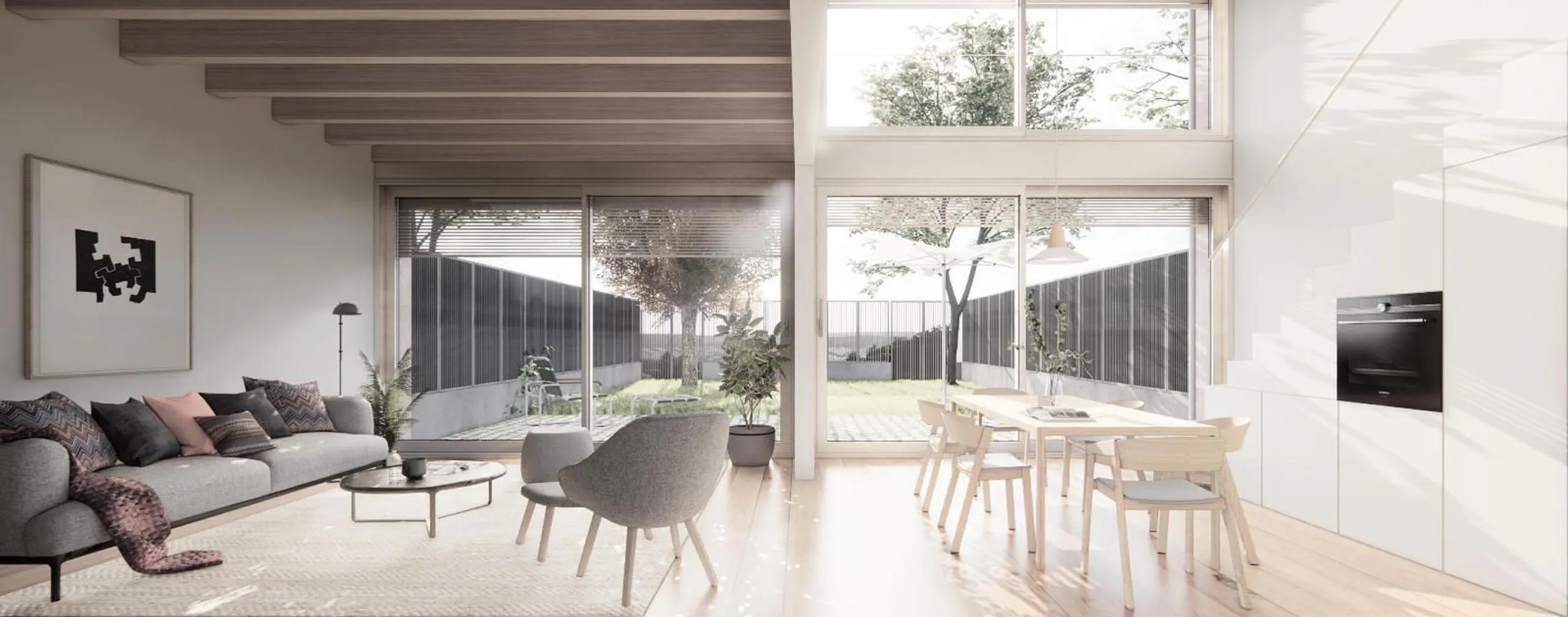 New development of 7 houses with garden and parking in Calonge, Costa Brava