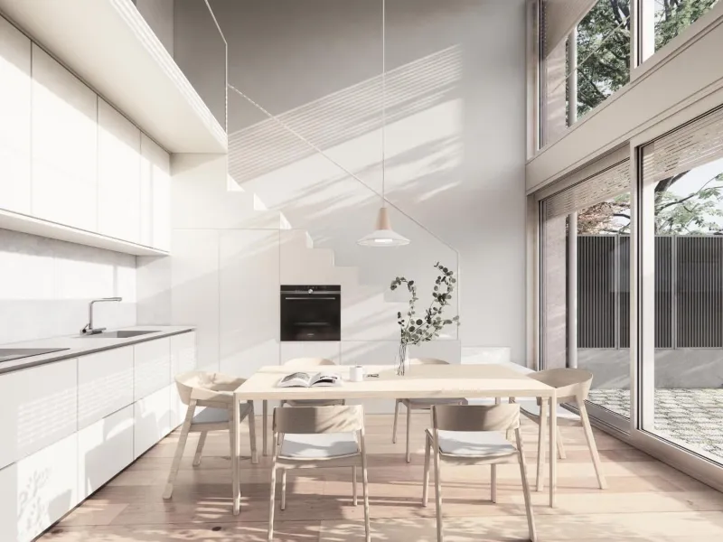 New development of 7 houses with garden and parking in Calonge, Costa Brava