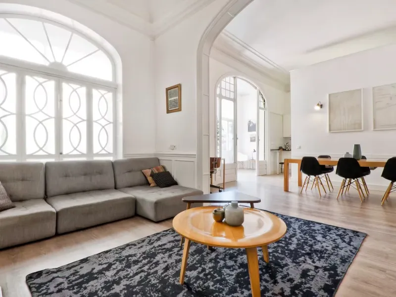 Elegant Modernist Apartment with Terrace in Central Barcelona
