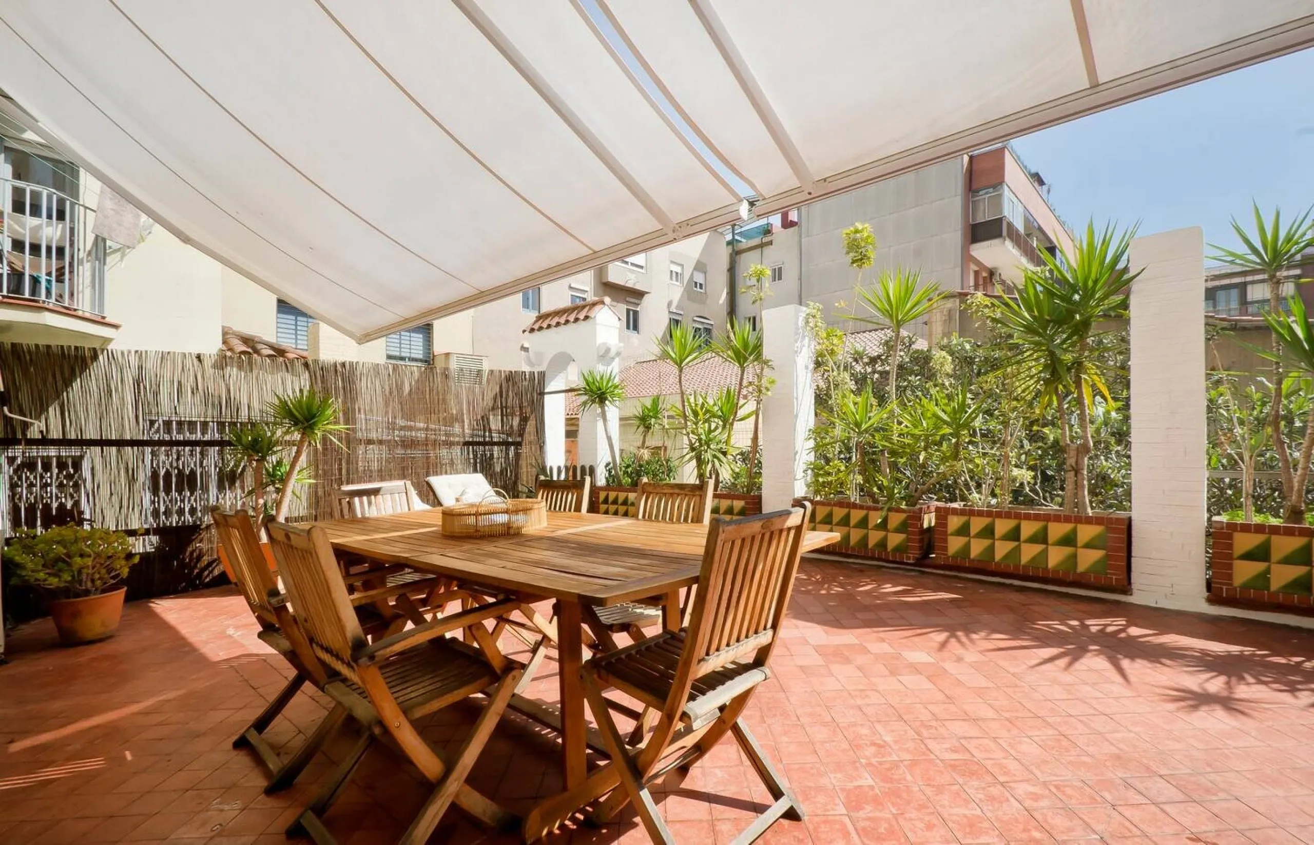 Elegant Modernist Apartment with Terrace in Central Barcelona
