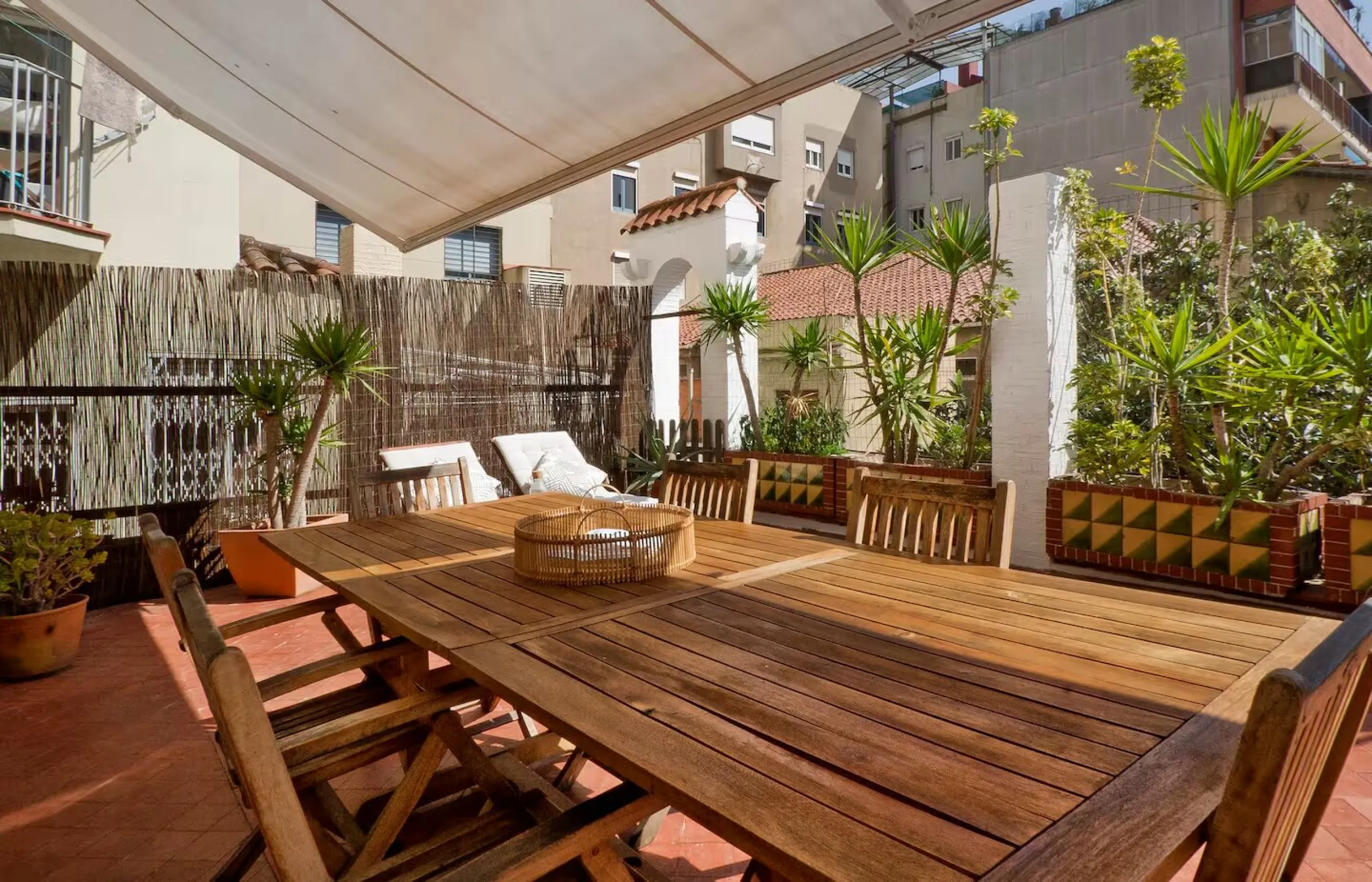 Elegant Modernist Apartment with Terrace in Central Barcelona