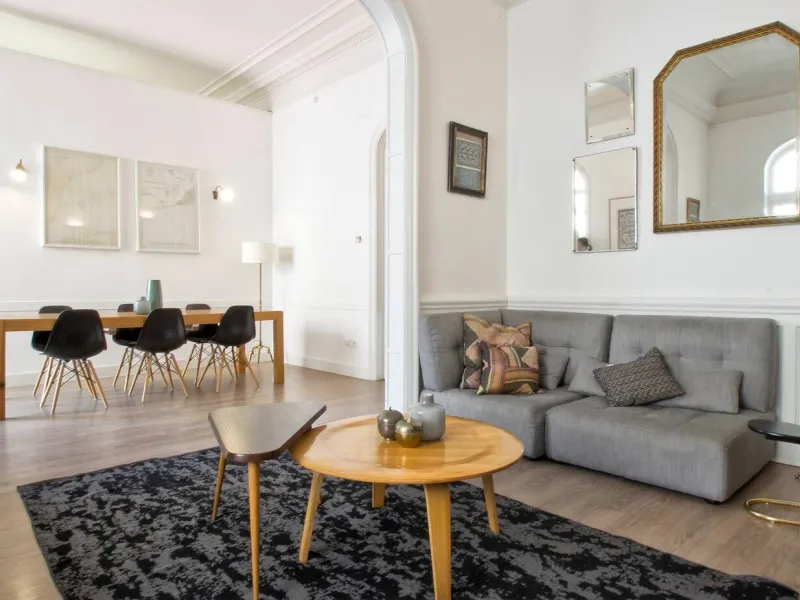 Elegant Modernist Apartment with Terrace in Central Barcelona