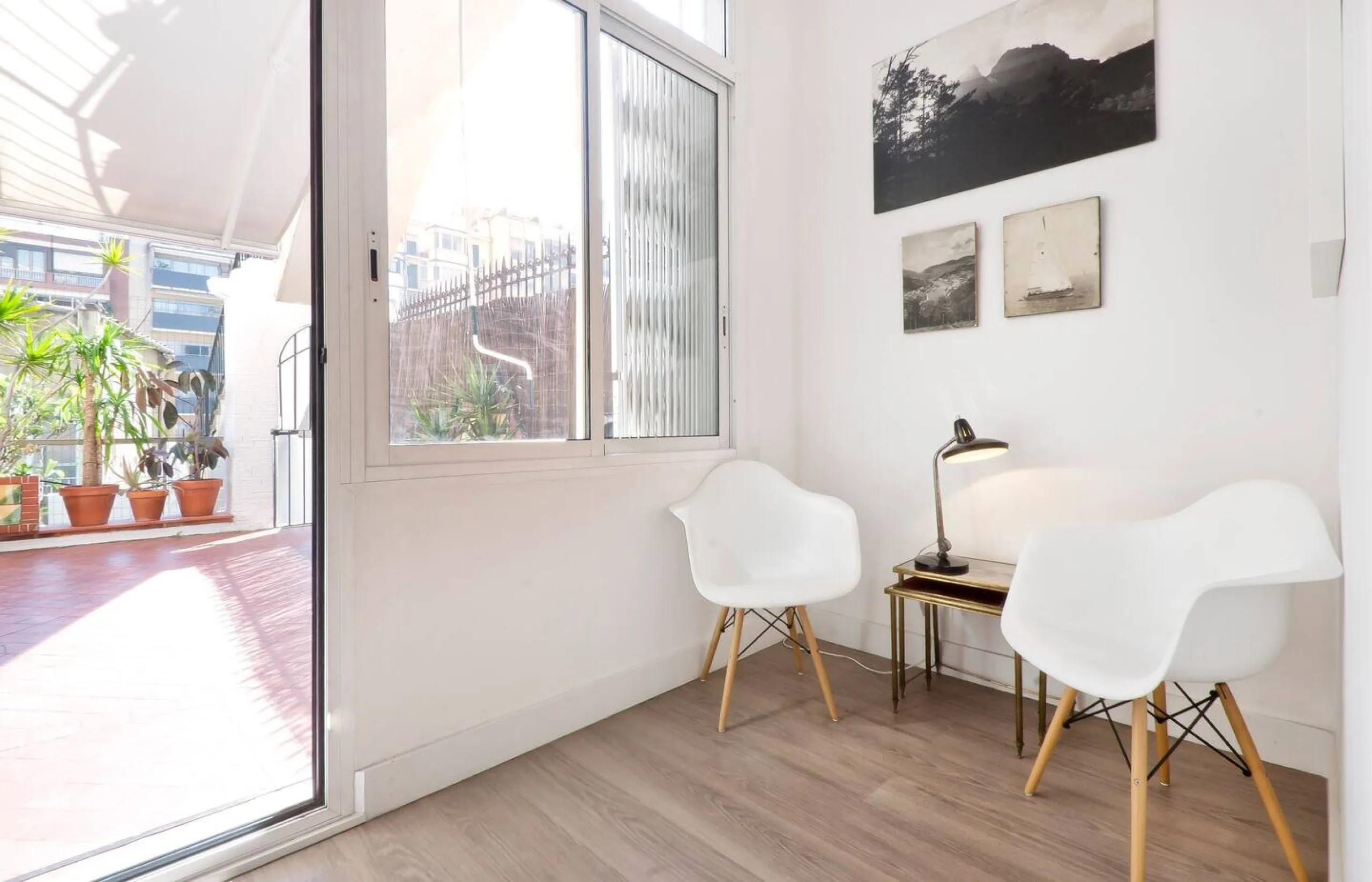 Elegant Modernist Apartment with Terrace in Central Barcelona