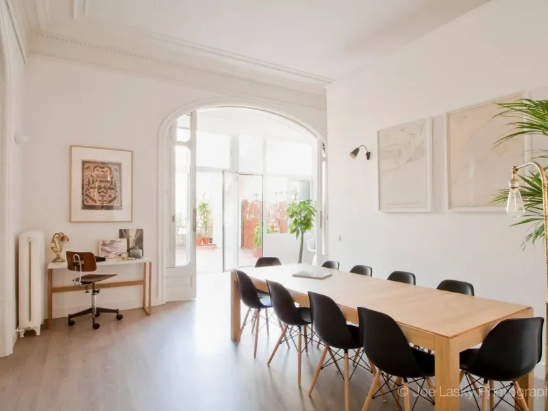 Elegant Modernist Apartment with Terrace in Central Barcelona