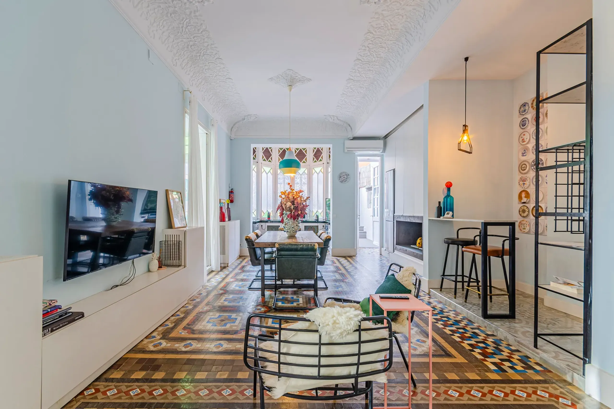 Elegante piso con licencia turística y terraza en Barcelona