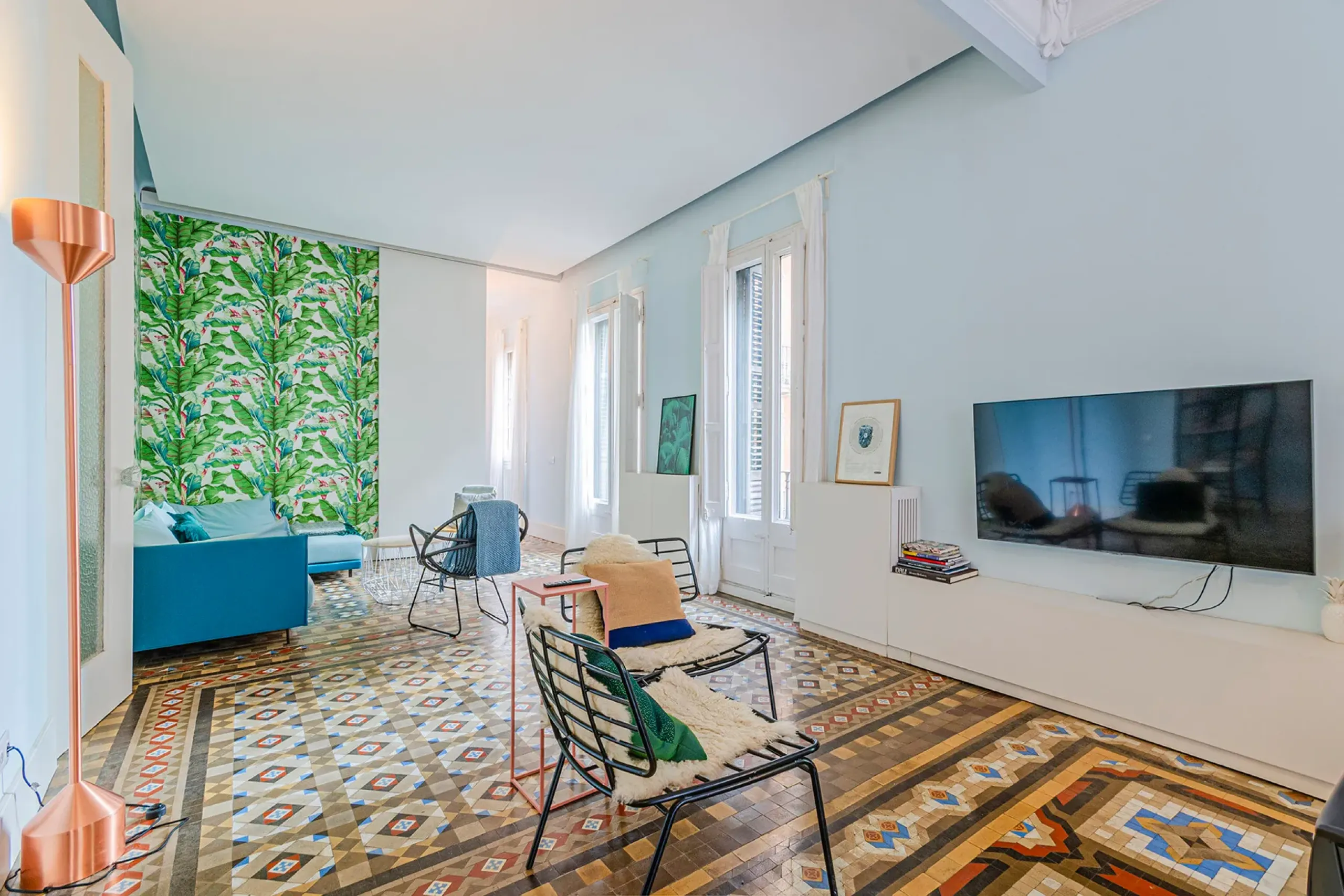 Elegante piso con licencia turística y terraza en Barcelona