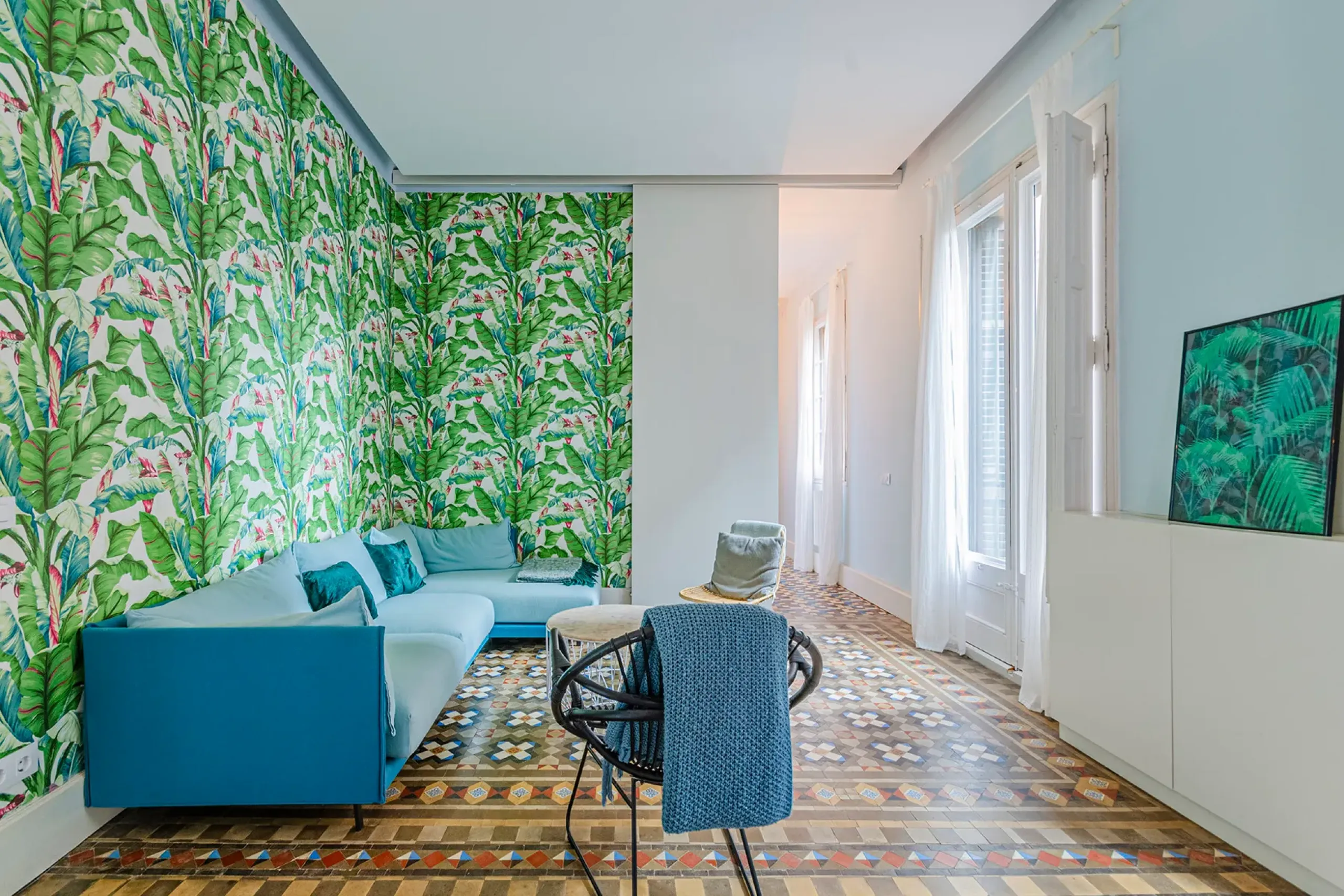 Elegante piso con licencia turística y terraza en Barcelona