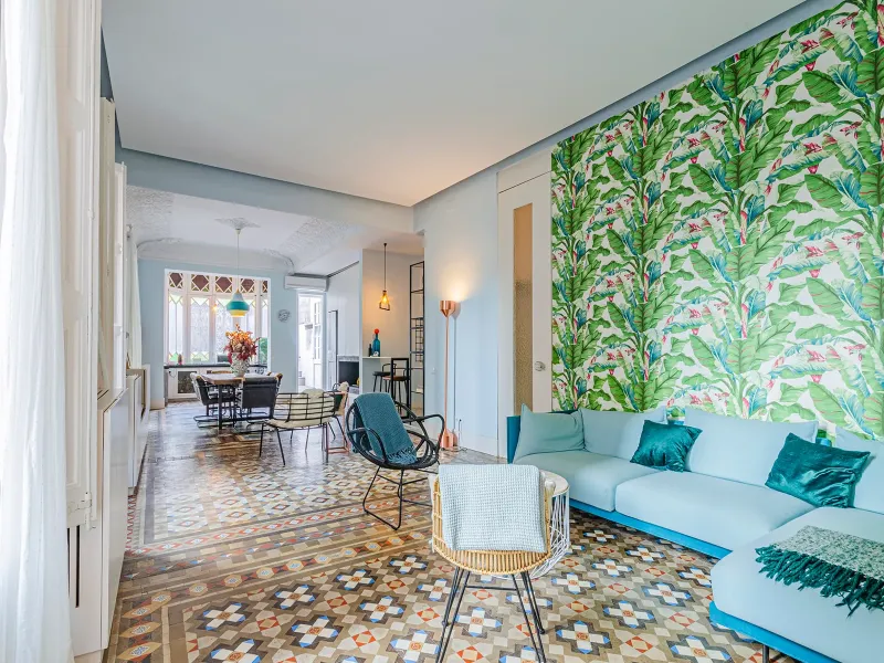 Elegante piso con licencia turística y terraza en Barcelona