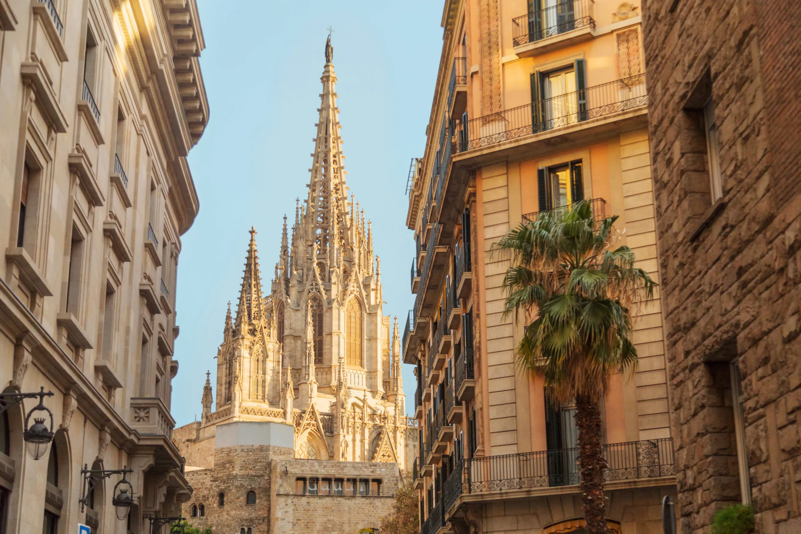 Renovated Building in the Gothic Quarter, Barcelona