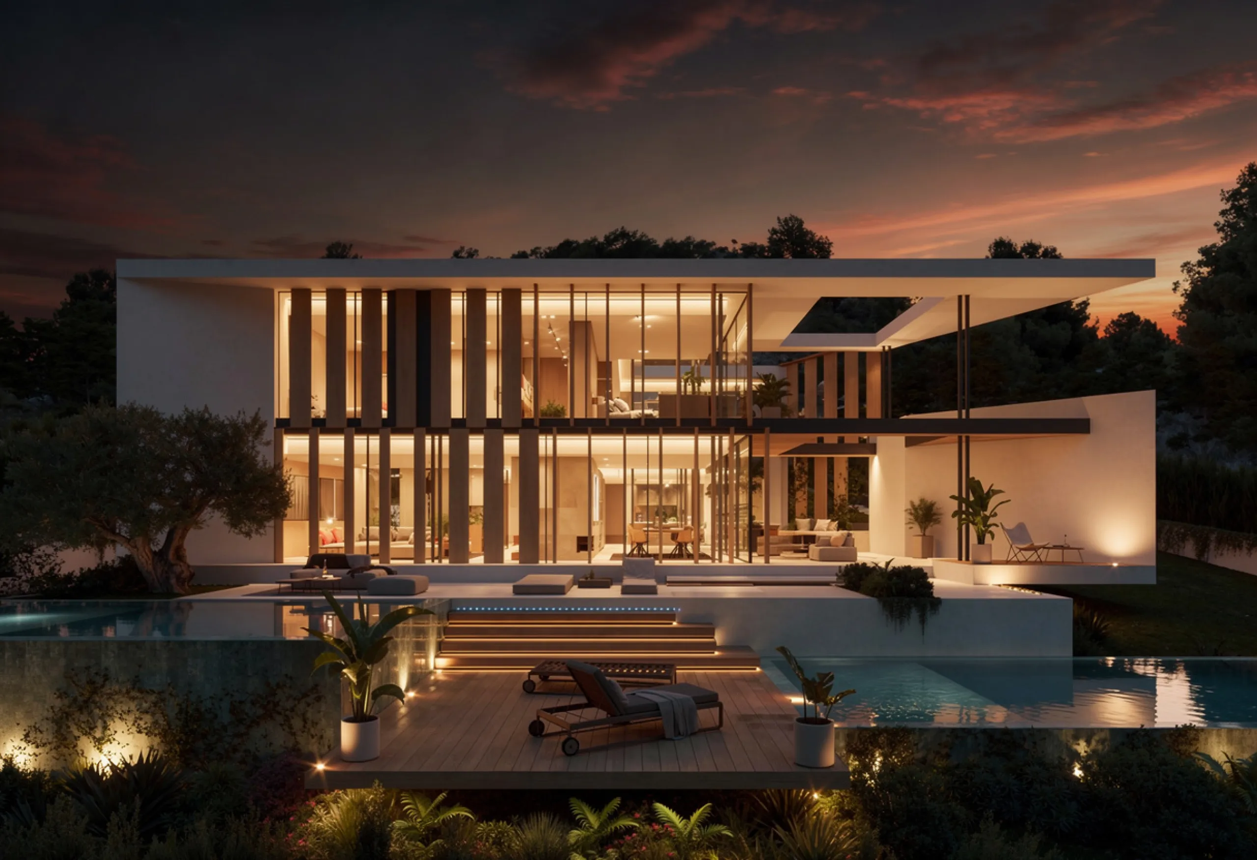 Villa de lujo en construcción en Premia de Dalt, Barcelona