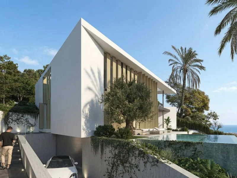 Villa de lujo en construcción en Premia de Dalt, Barcelona