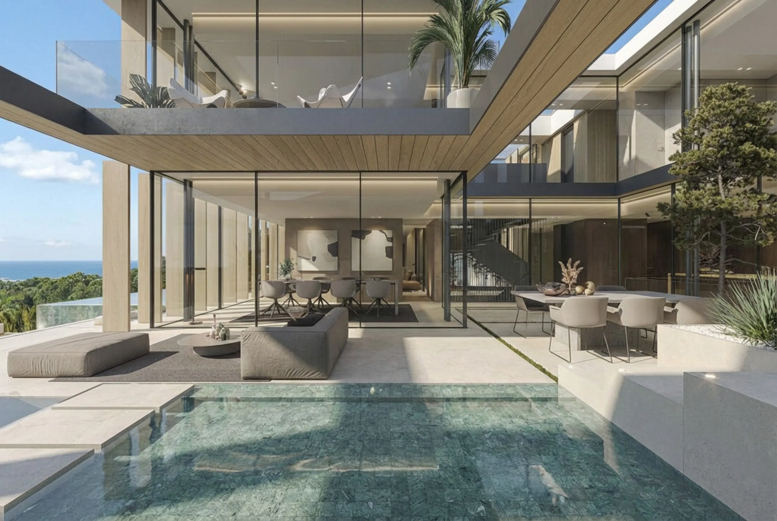 Villa de lujo en construcción en Premia de Dalt, Barcelona