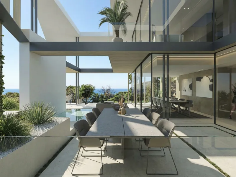 Villa de lujo en construcción en Premia de Dalt, Barcelona