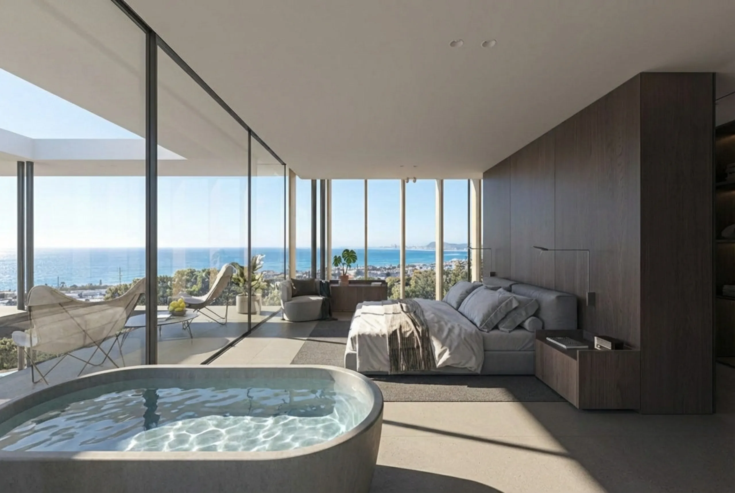 Villa de lujo en construcción en Premia de Dalt, Barcelona