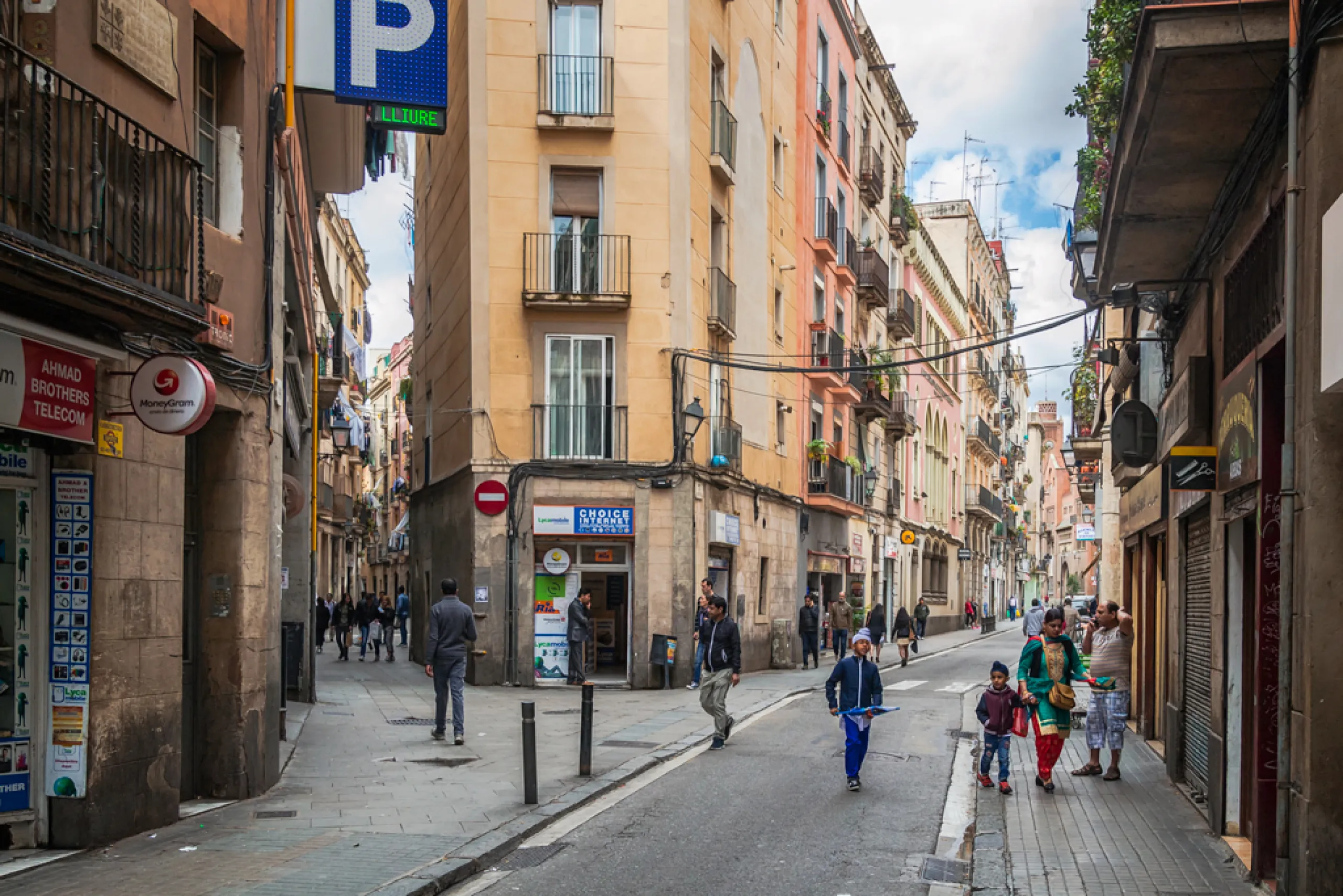 Apartment Building in the Old Town Area, Barcelona