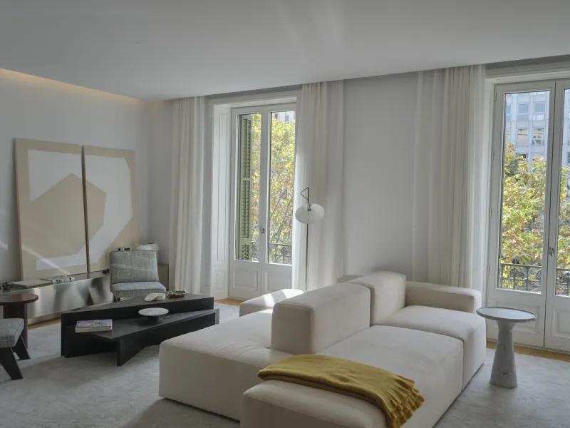 Luxury Apartments in a Renovated Building on Paseo de Gracia, Barcelona