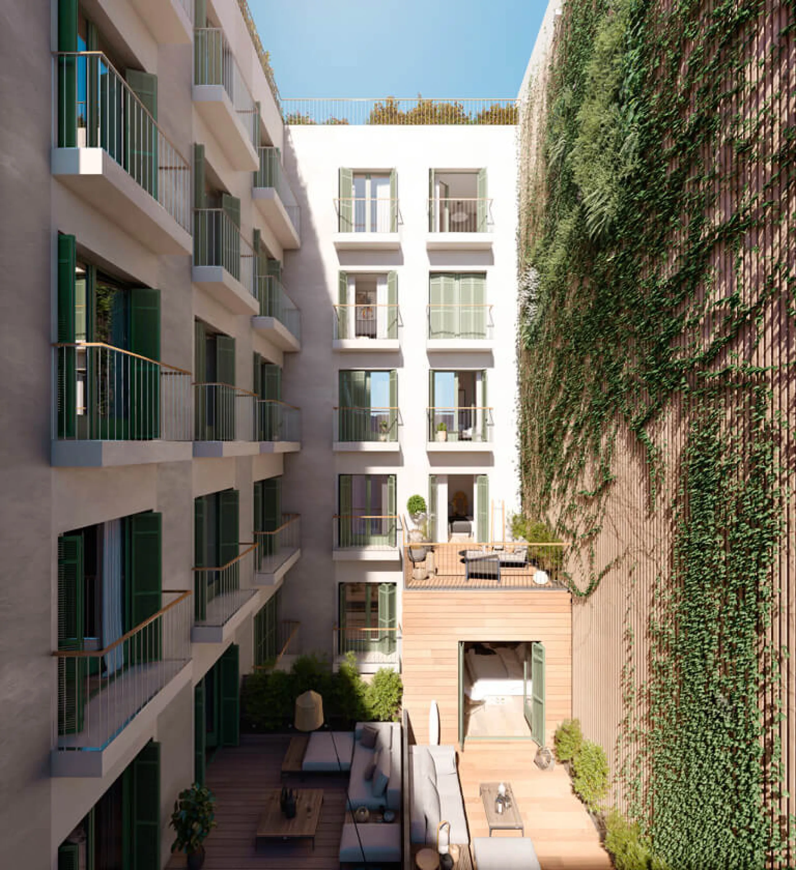 Luxury Apartments in a Renovated Building on Paseo de Gracia, Barcelona