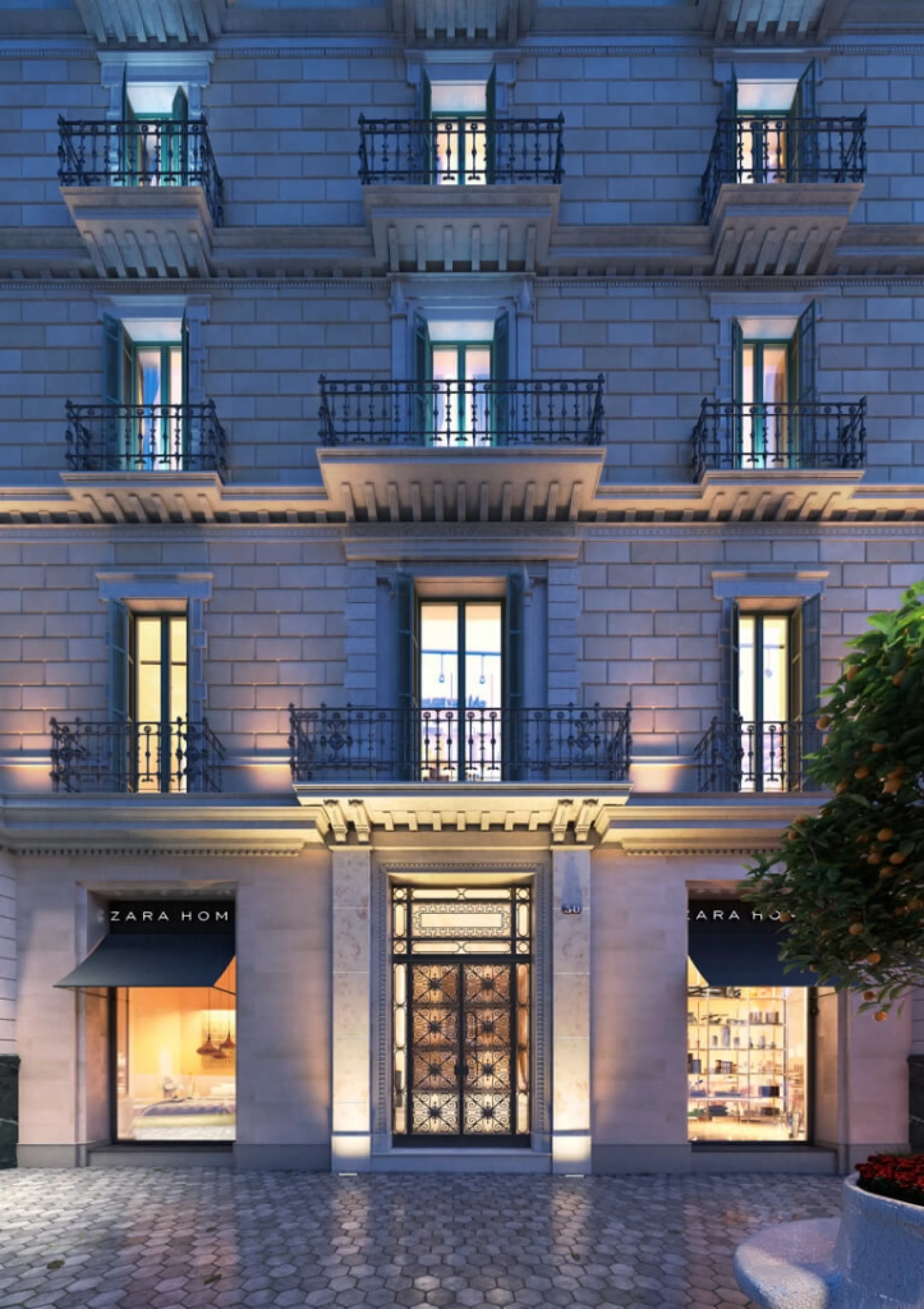 Luxury Apartments in a Renovated Building on Paseo de Gracia, Barcelona