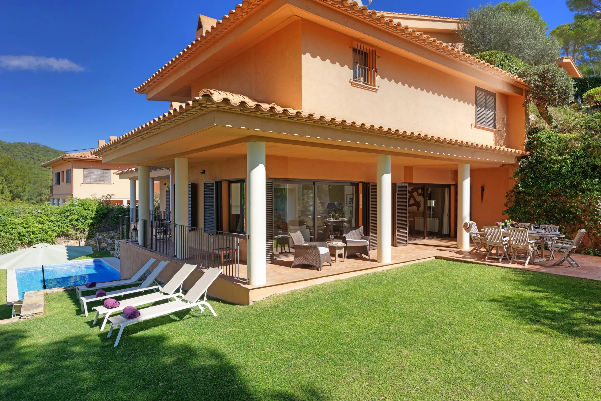 Villa with pool for holidays in Tamariu, Costa Brava