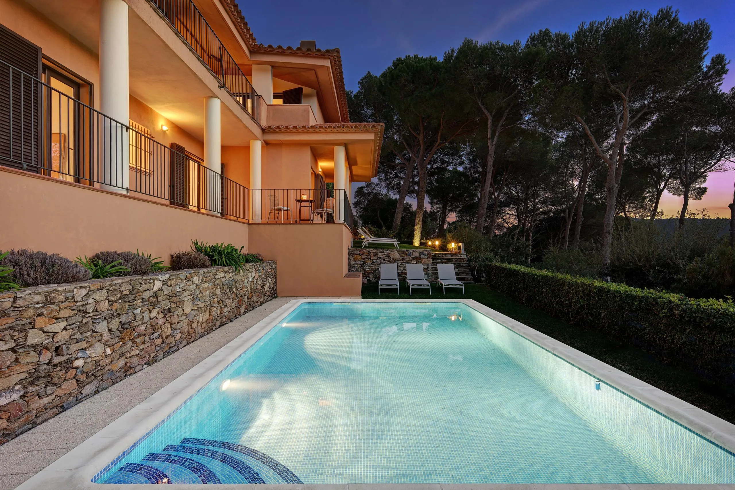 Villa with pool for holidays in Tamariu, Costa Brava