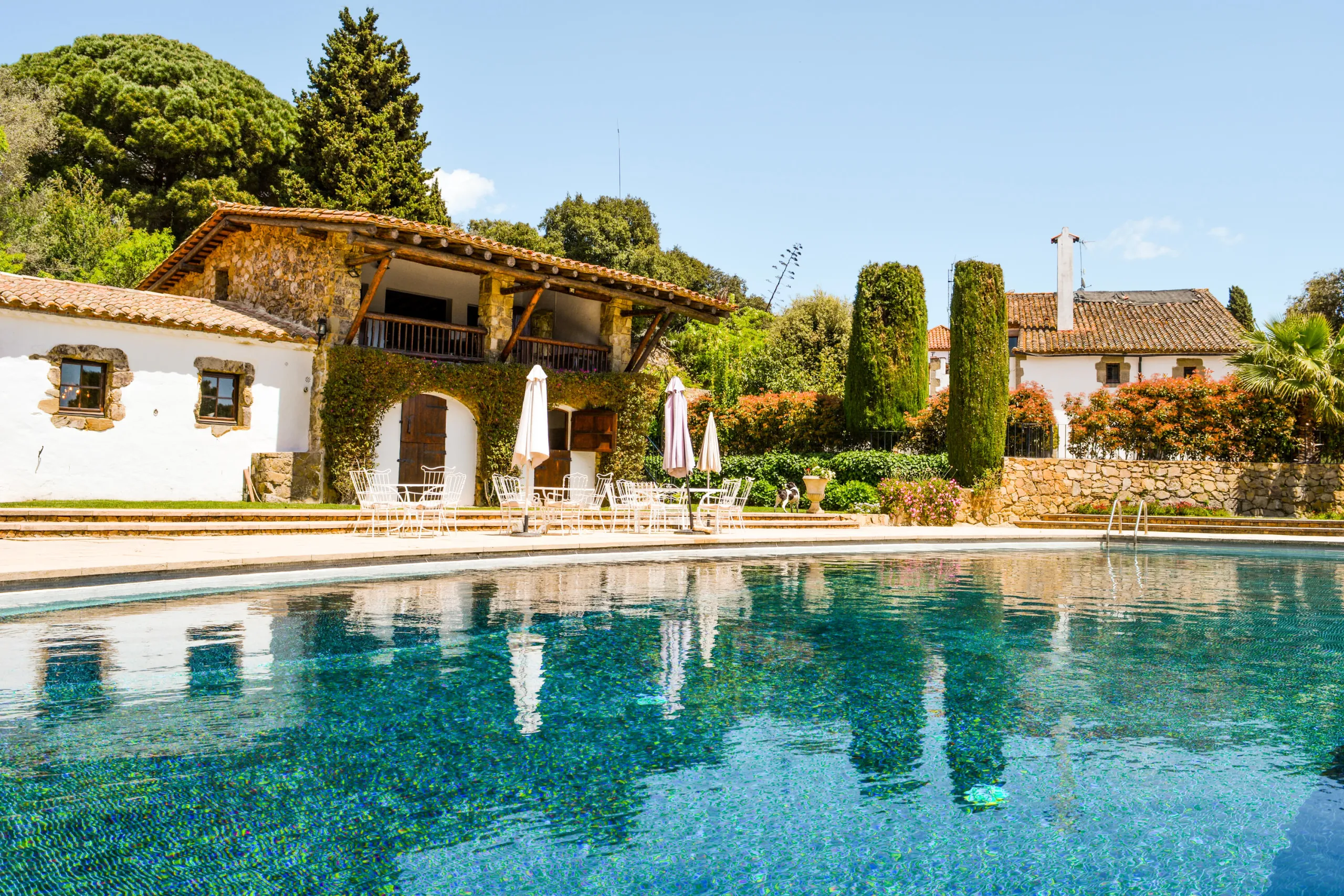 Lujosa masía restaurada del siglo VII para vacaciones en Sant Andreu de Llavaneres, Barcelona