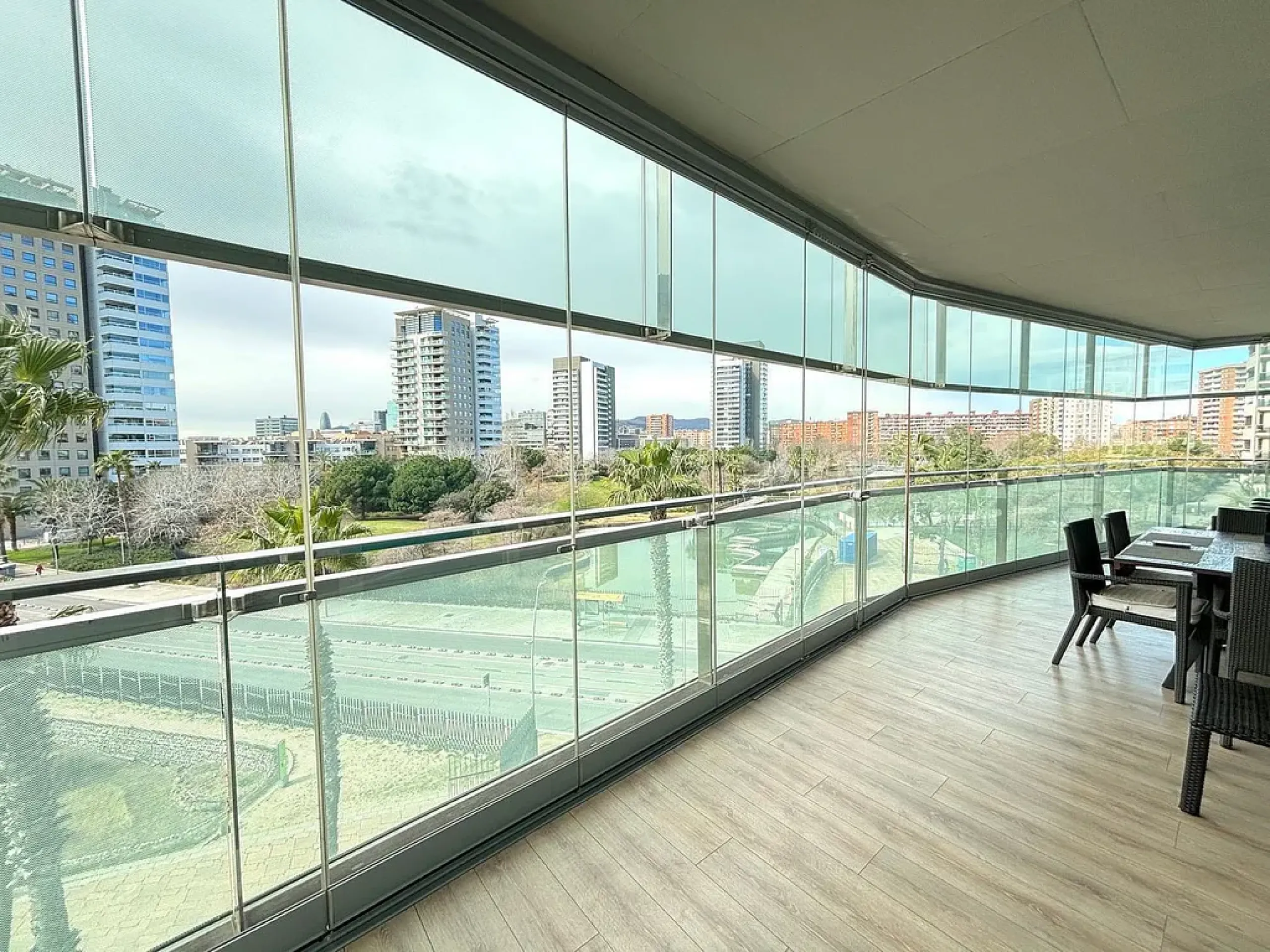 Magnificent Apartment on the First Line of the Sea in the Diagonal Mar Area, Barcelona