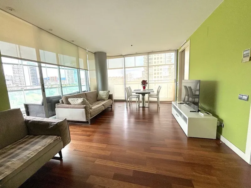 Magnificent Apartment on the First Line of the Sea in the Diagonal Mar Area, Barcelona