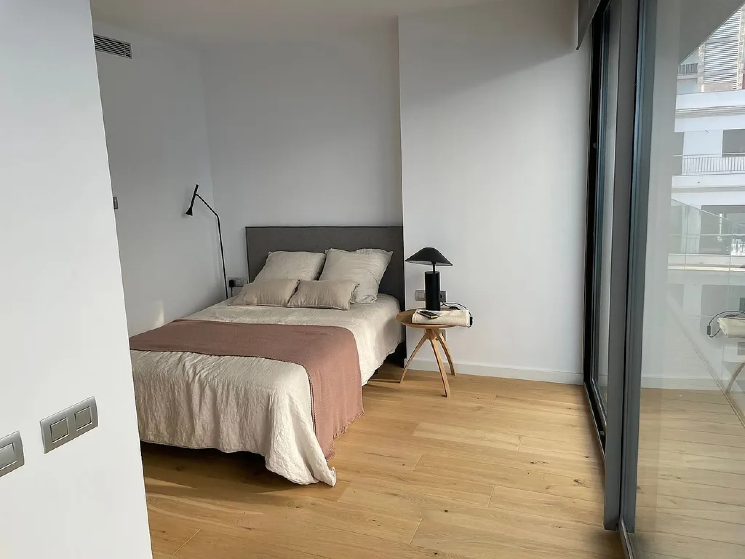 Comfortable apartments in a complex on the first line of the sea in Lloret de Mar, Costa Brava 