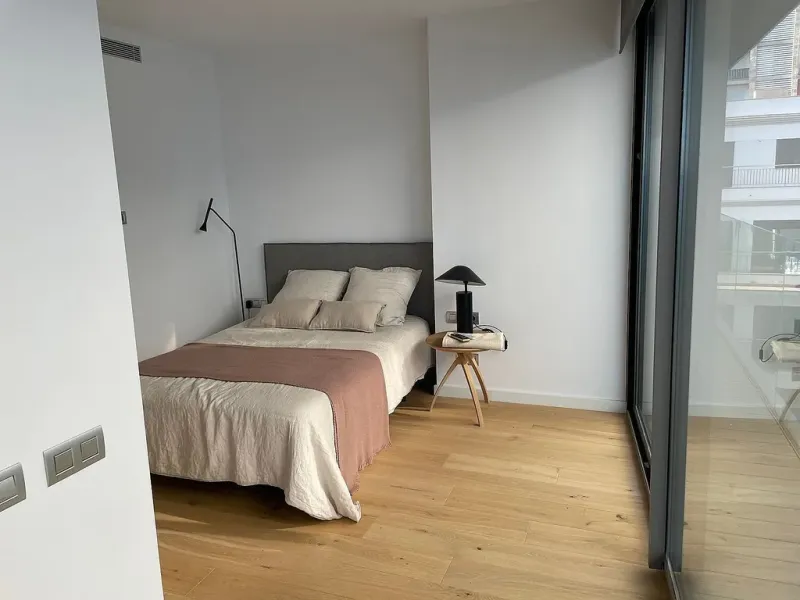 Comfortable apartments in a complex on the first line of the sea in Lloret de Mar, Costa Brava 