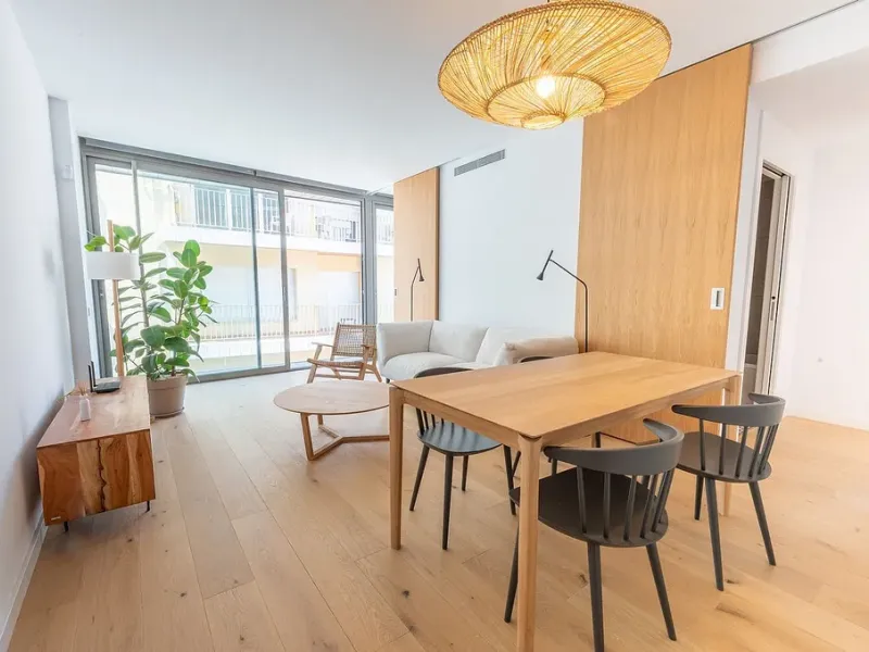 Comfortable apartments in a complex on the first line of the sea in Lloret de Mar, Costa Brava 