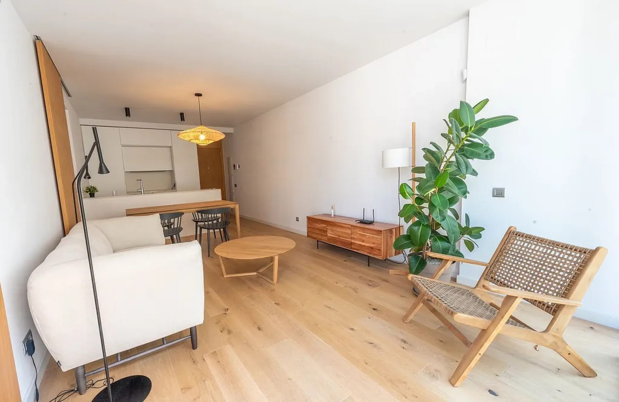 Comfortable apartments in a complex on the first line of the sea in Lloret de Mar, Costa Brava 