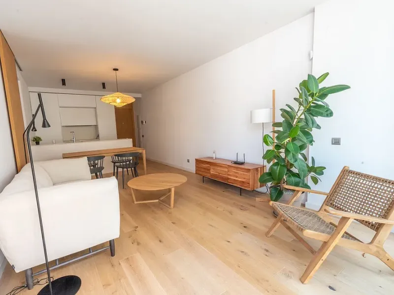 Comfortable apartments in a complex on the first line of the sea in Lloret de Mar, Costa Brava 