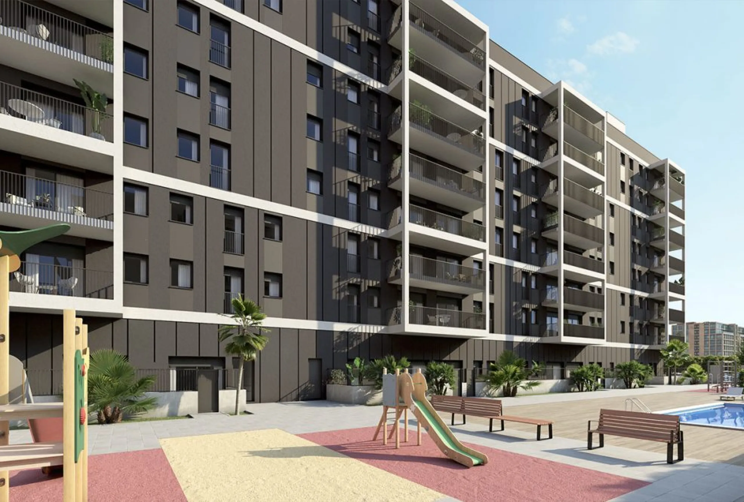 Apartments Under Construction in Viladecans, Barcelona 