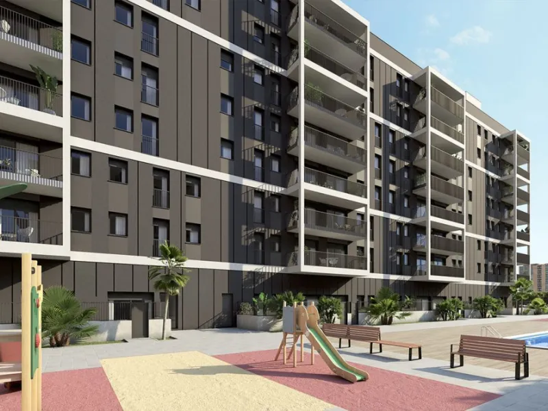 Apartments Under Construction in Viladecans, Barcelona 