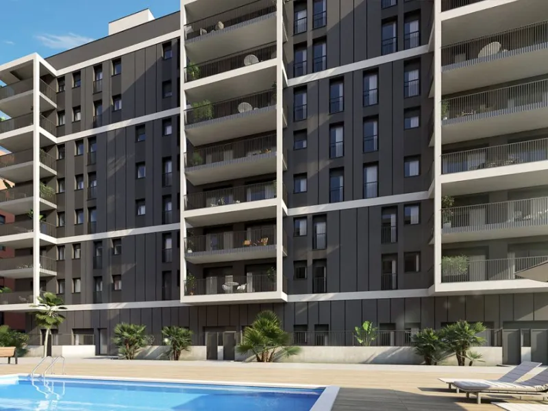 Apartments Under Construction in Viladecans, Barcelona 