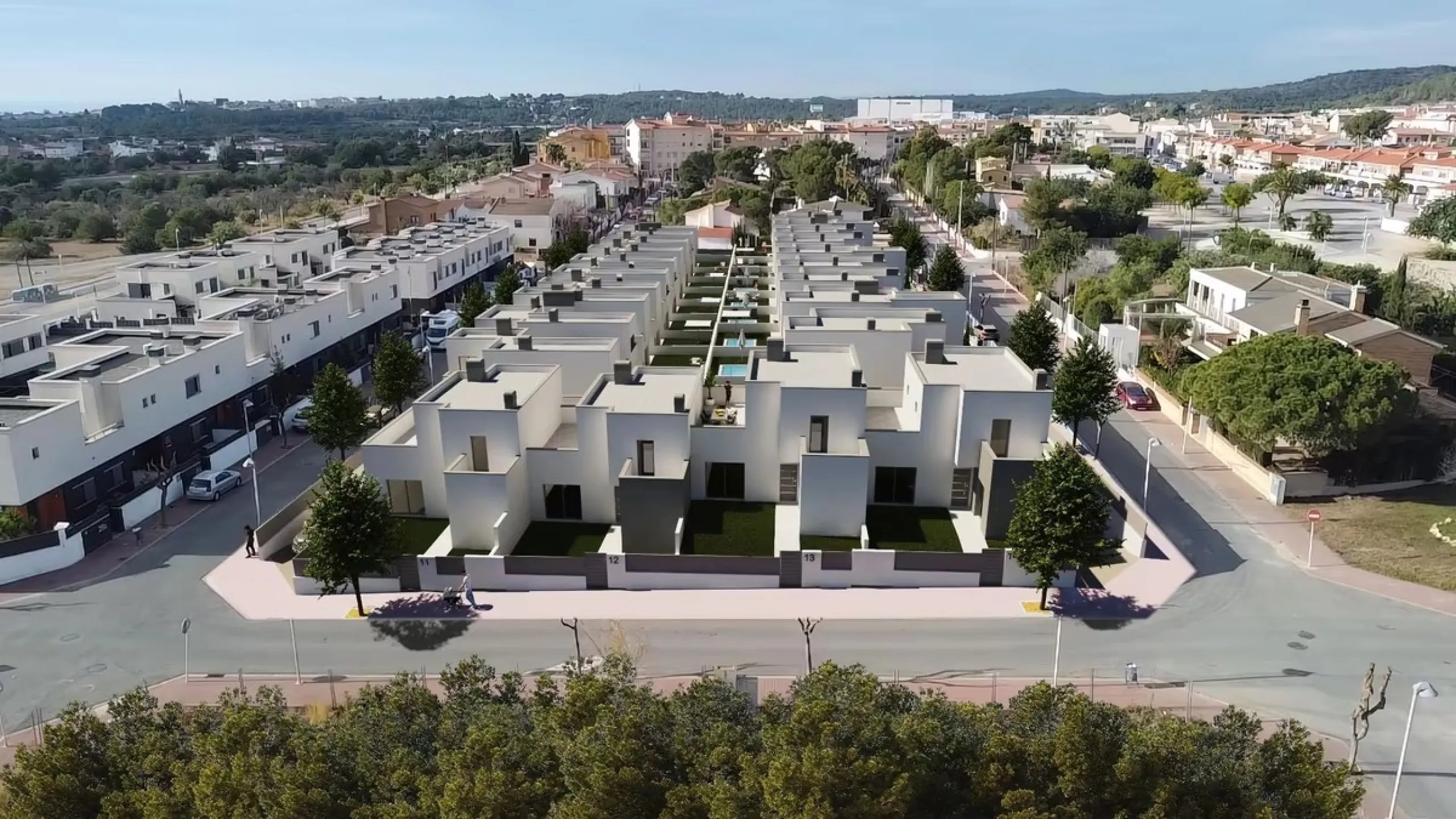 Designer Townhouses Under Construction in Roda-de-Bara, Costa Dorada