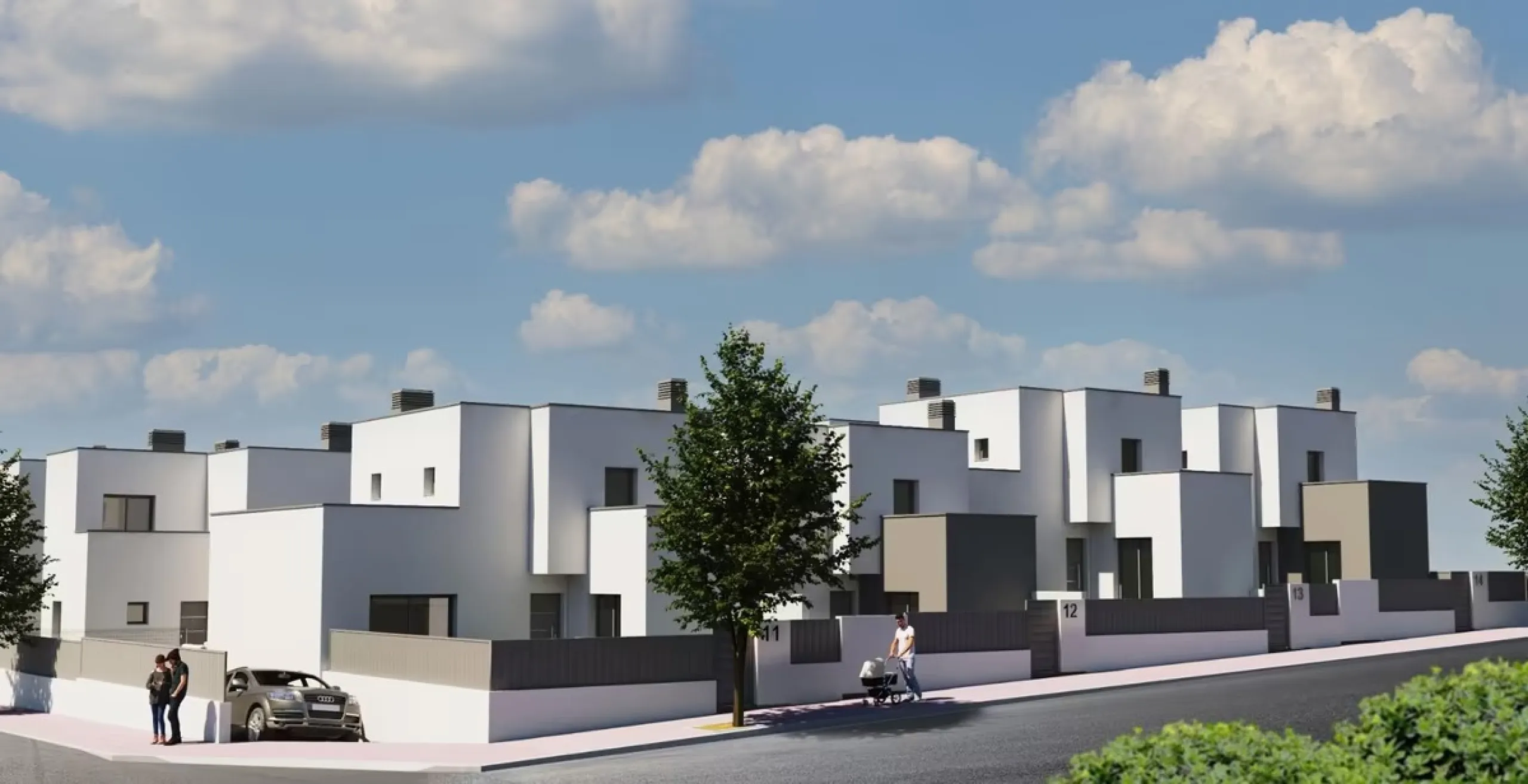 Designer Townhouses Under Construction in Roda-de-Bara, Costa Dorada