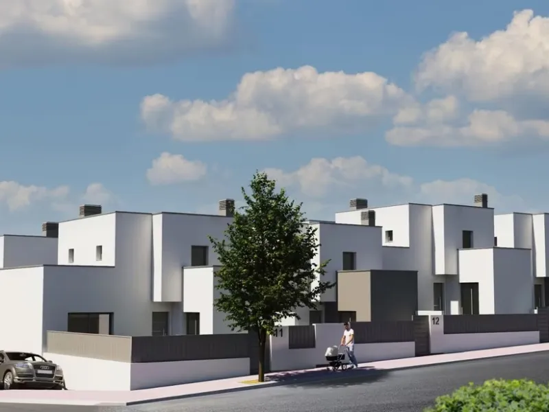 Designer Townhouses Under Construction in Roda-de-Bara, Costa Dorada