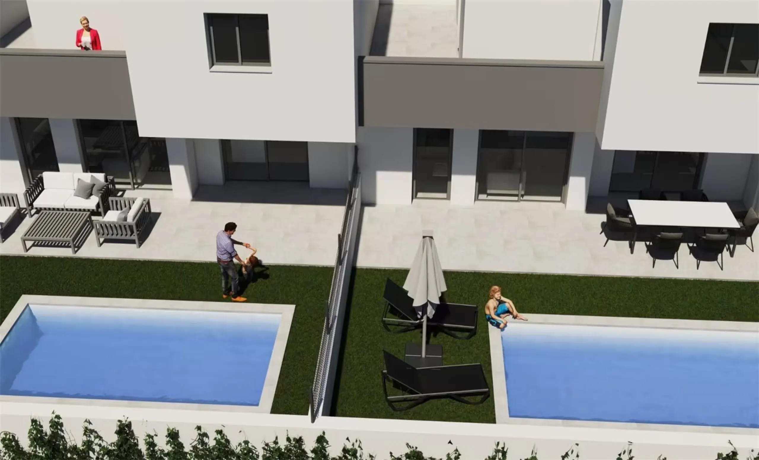 Designer Townhouses Under Construction in Roda-de-Bara, Costa Dorada