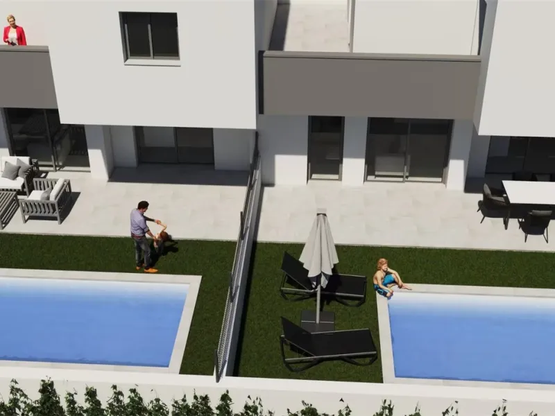 Designer Townhouses Under Construction in Roda-de-Bara, Costa Dorada
