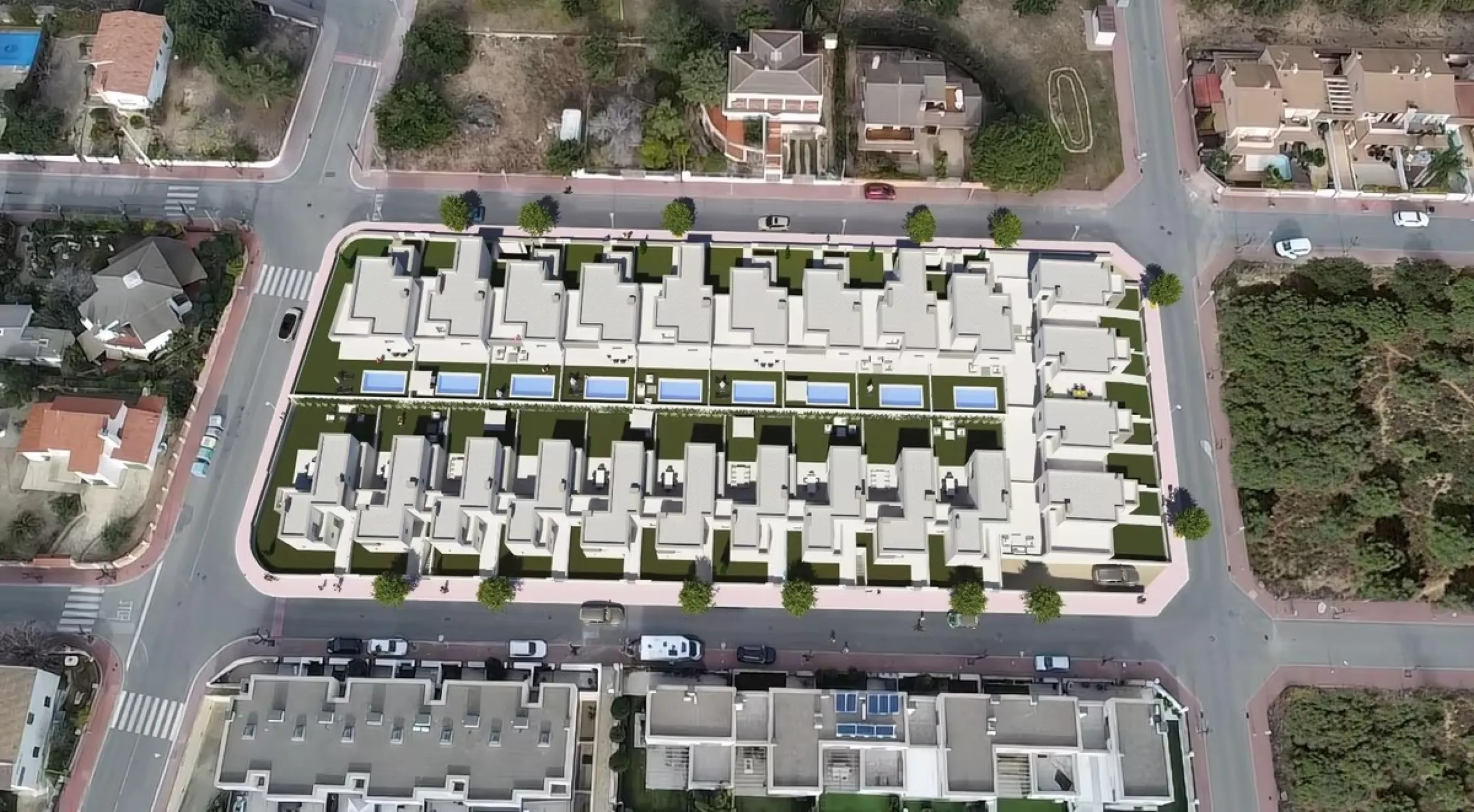Designer Townhouses Under Construction in Roda-de-Bara, Costa Dorada