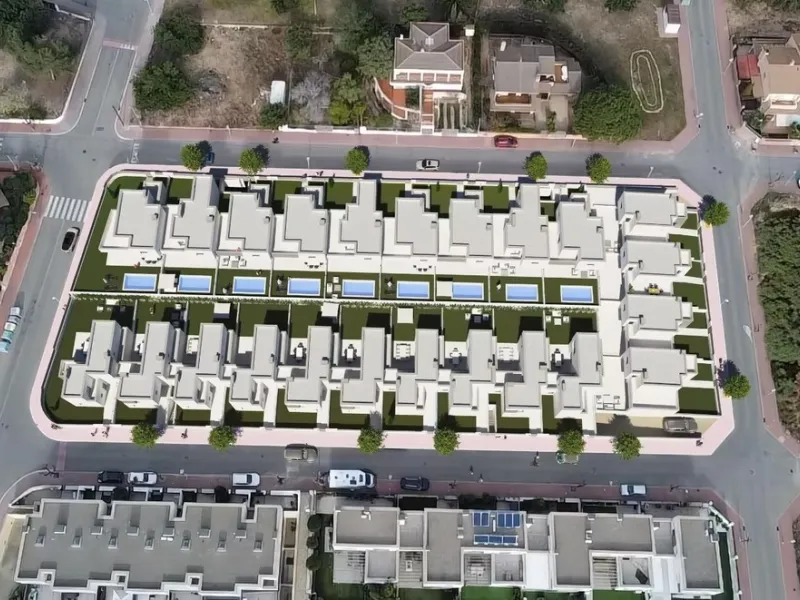 Designer Townhouses Under Construction in Roda-de-Bara, Costa Dorada
