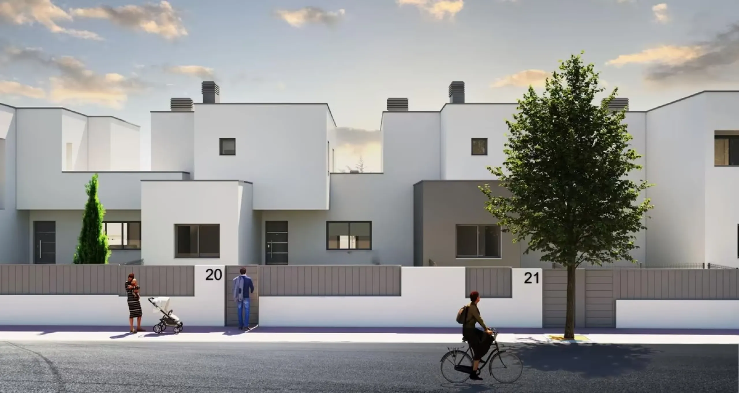 Designer Townhouses Under Construction in Roda-de-Bara, Costa Dorada