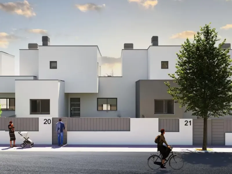 Designer Townhouses Under Construction in Roda-de-Bara, Costa Dorada