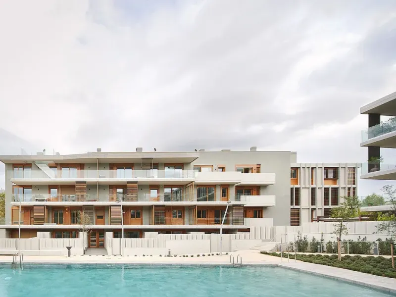 Apartments in the Development "Espai Natura" Under Construction in Sant Cugat del Valles, Barcelona