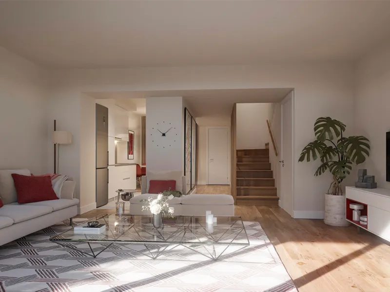 Modern Townhouses Under Construction in Rubí, Barcelona