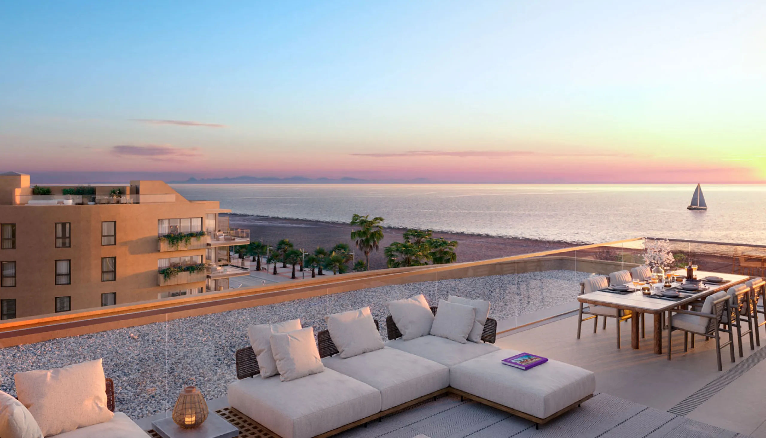 First Line of the Sea! Designer Apartments Under Construction in Cubelles, Barcelona