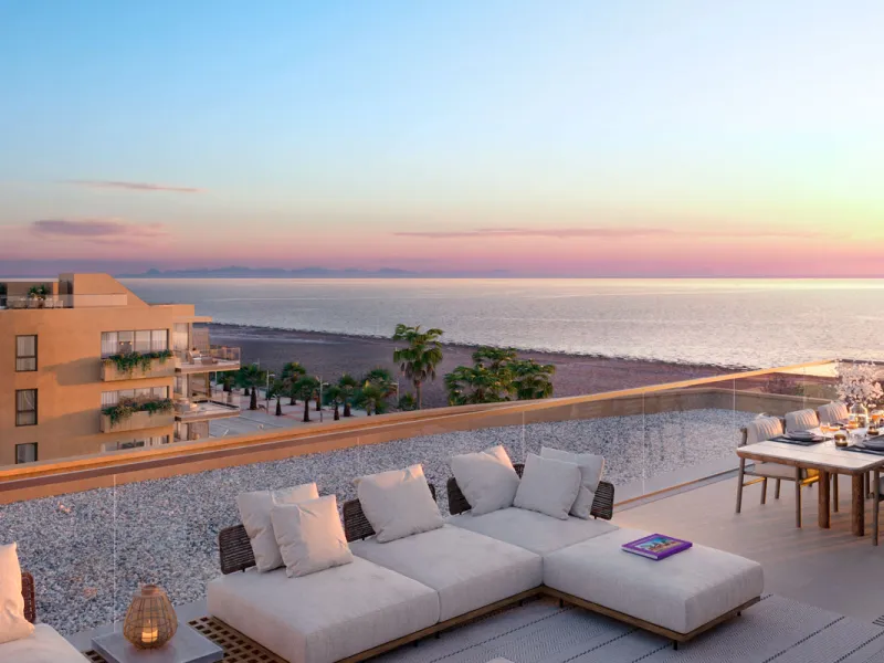 First Line of the Sea! Designer Apartments Under Construction in Cubelles, Barcelona